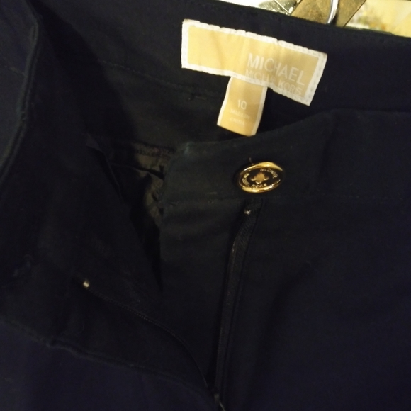 Michael Kors Black Skinny Pant with Zipper Pockets - Picture 3 of 4